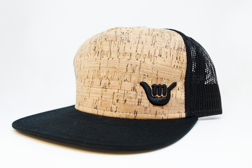 Embroidered Logo Cork Trucker Hat