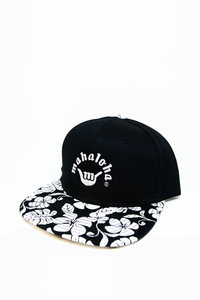 Embroidered Mahaloha Logo Hawaiian Print Hat