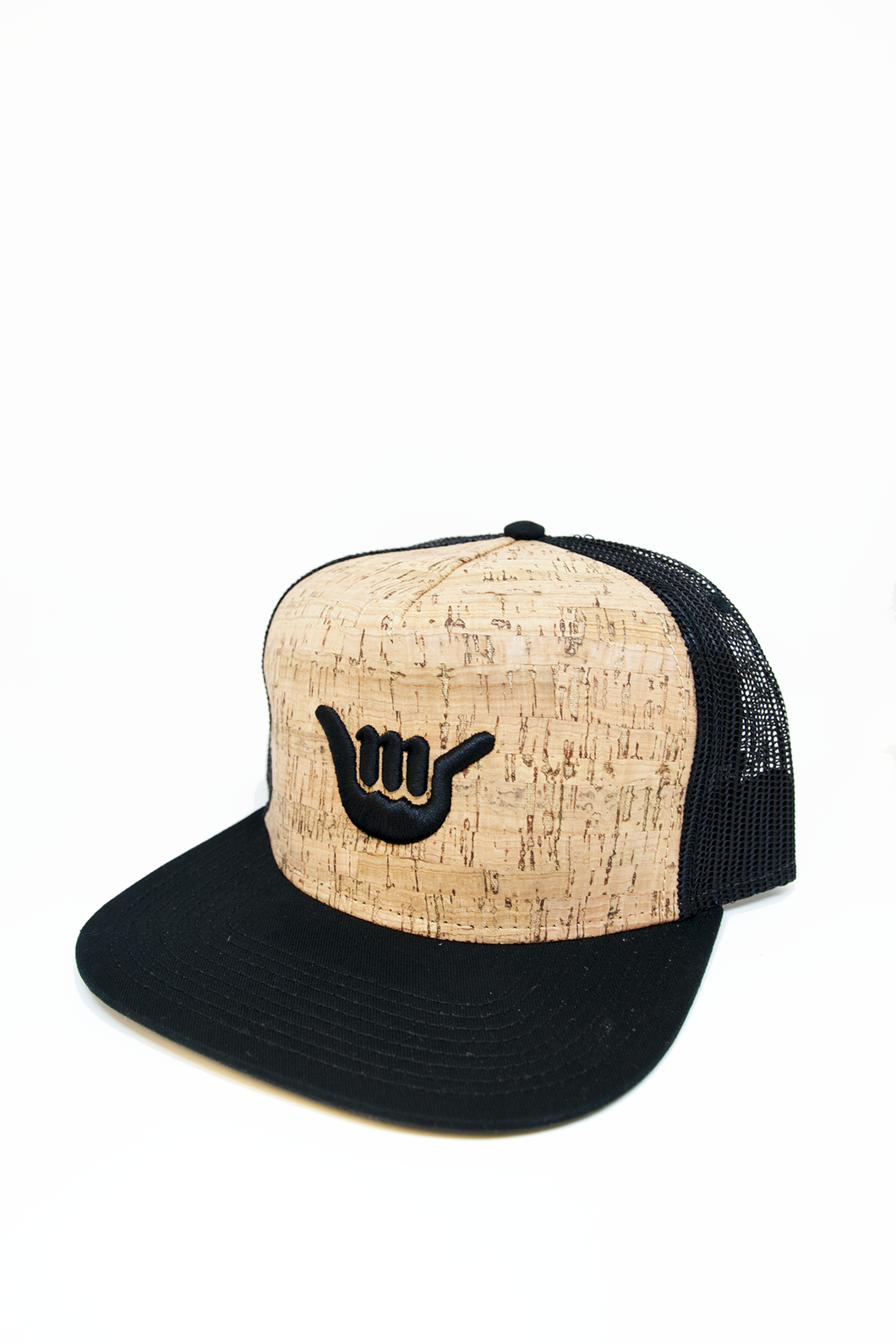 Embroidered Logo Cork Trucker Hat (Centered)